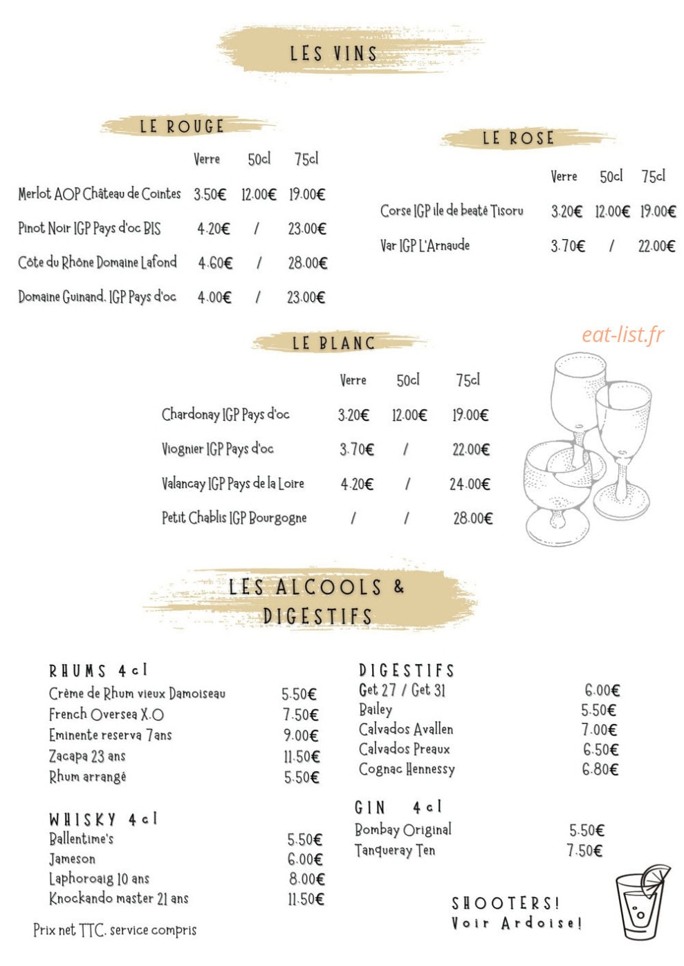 L'Accalmie — carte page 3