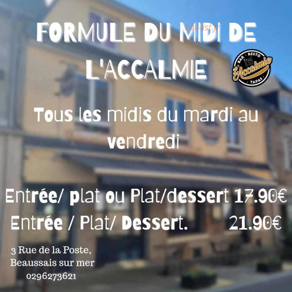 L'Accalmie — carte page 4