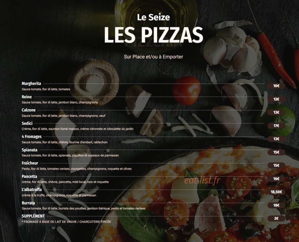 Le Seize — carte page 3
