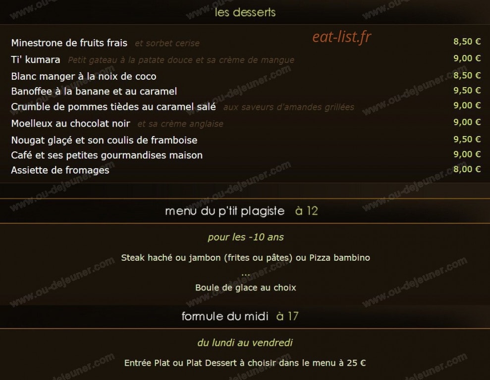 Le Via Costa — carte page 3