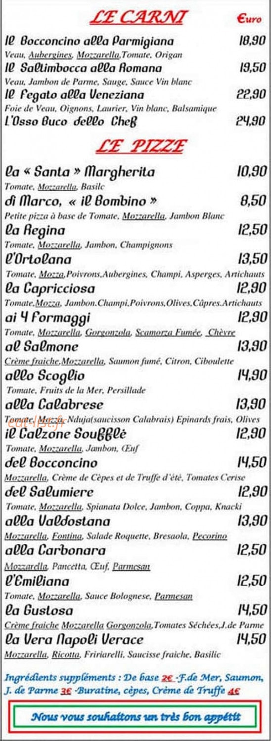 Il Bocconcino — carte page 3