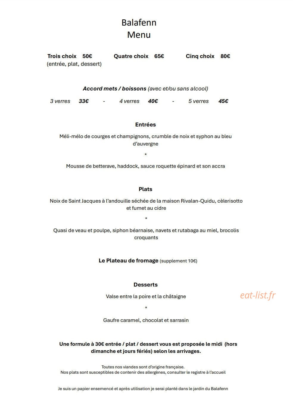 Balafenn — carte page 1