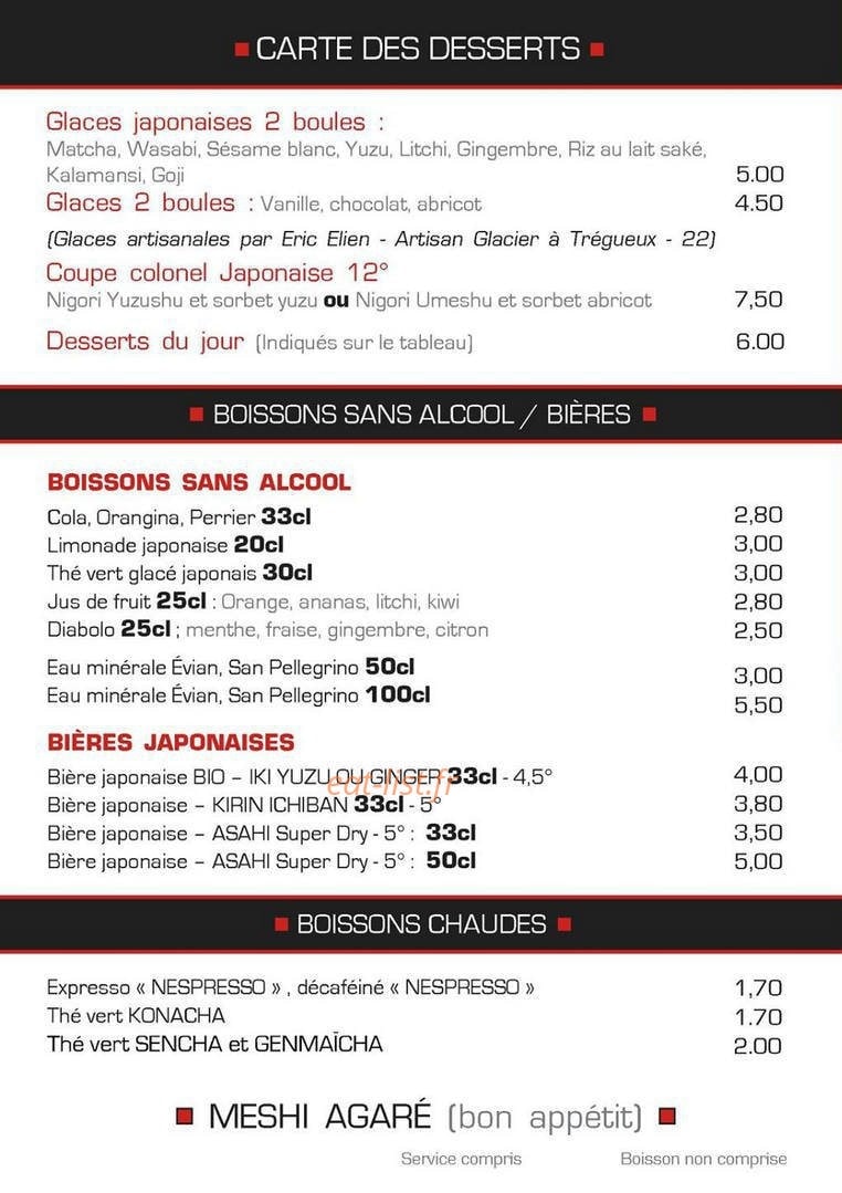 Bao Sushi — carte page 6