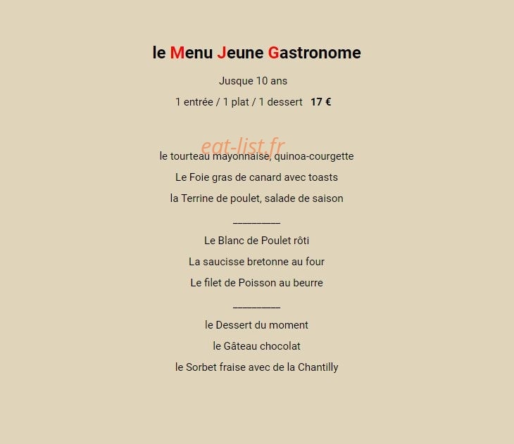 La Maison de Marie — carte page 3