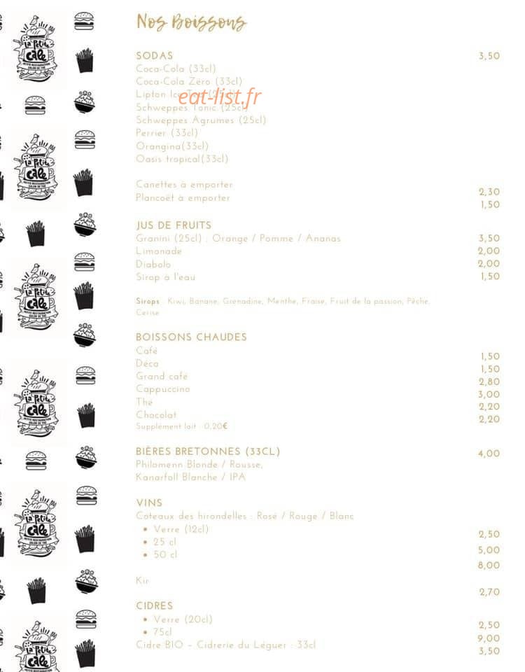 La Petite Cale — carte page 4