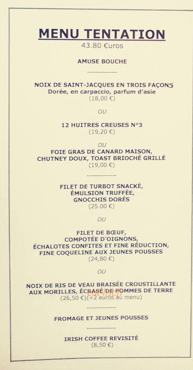 La Suite — carte page 1
