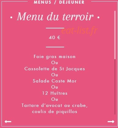 Le Coste Mor — carte page 4