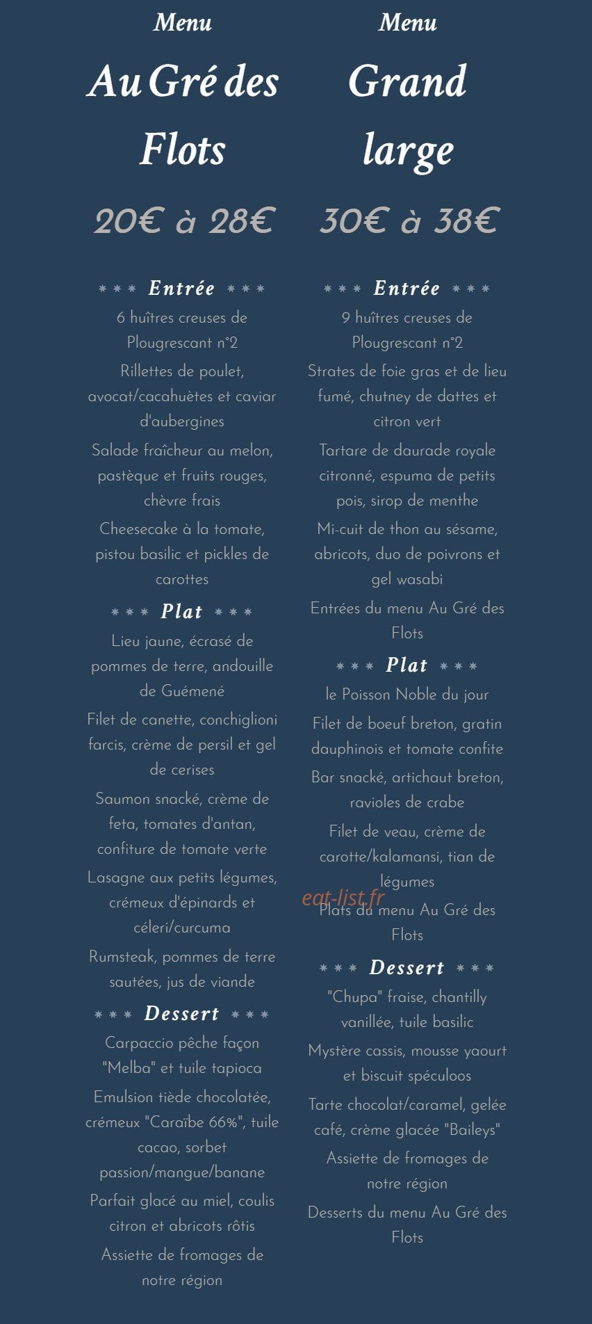 Le Duplex — carte page 1