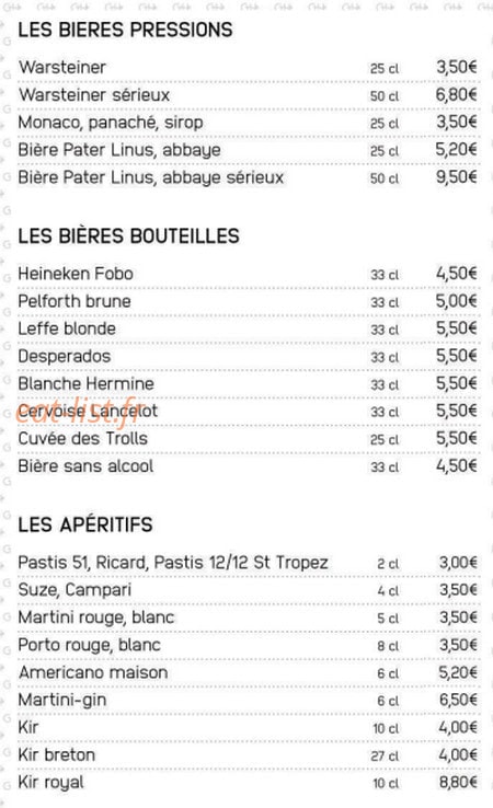 Le Jo’Ker — carte page 6