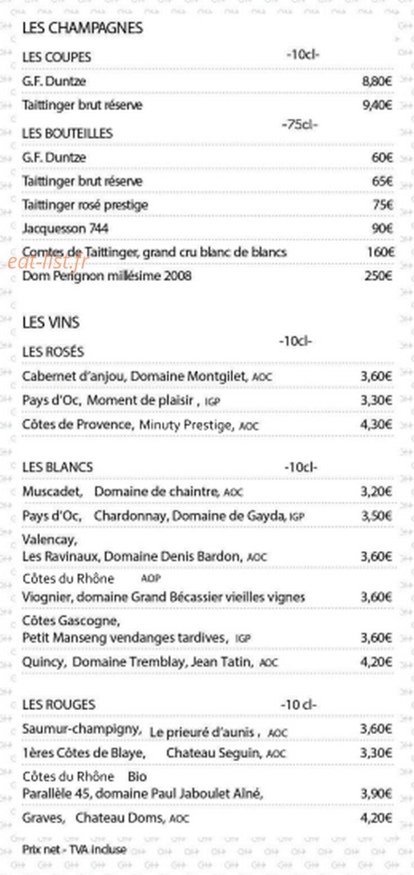 Le Jo’Ker — carte page 2