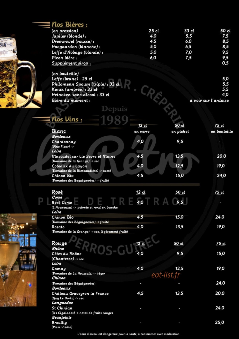 Le Rétro — carte page 8