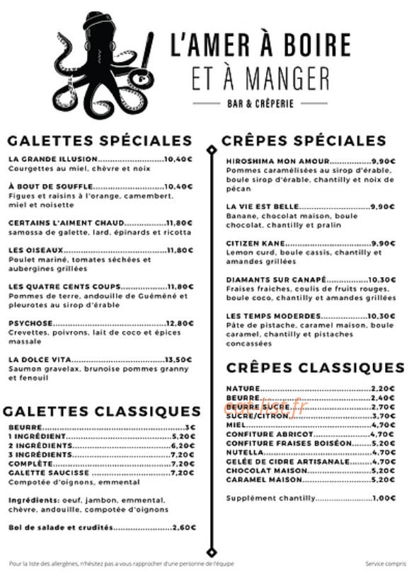L’amer à boire et à manger — carte page 3