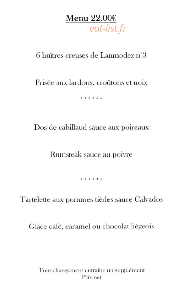Le Crustacé — carte page 5