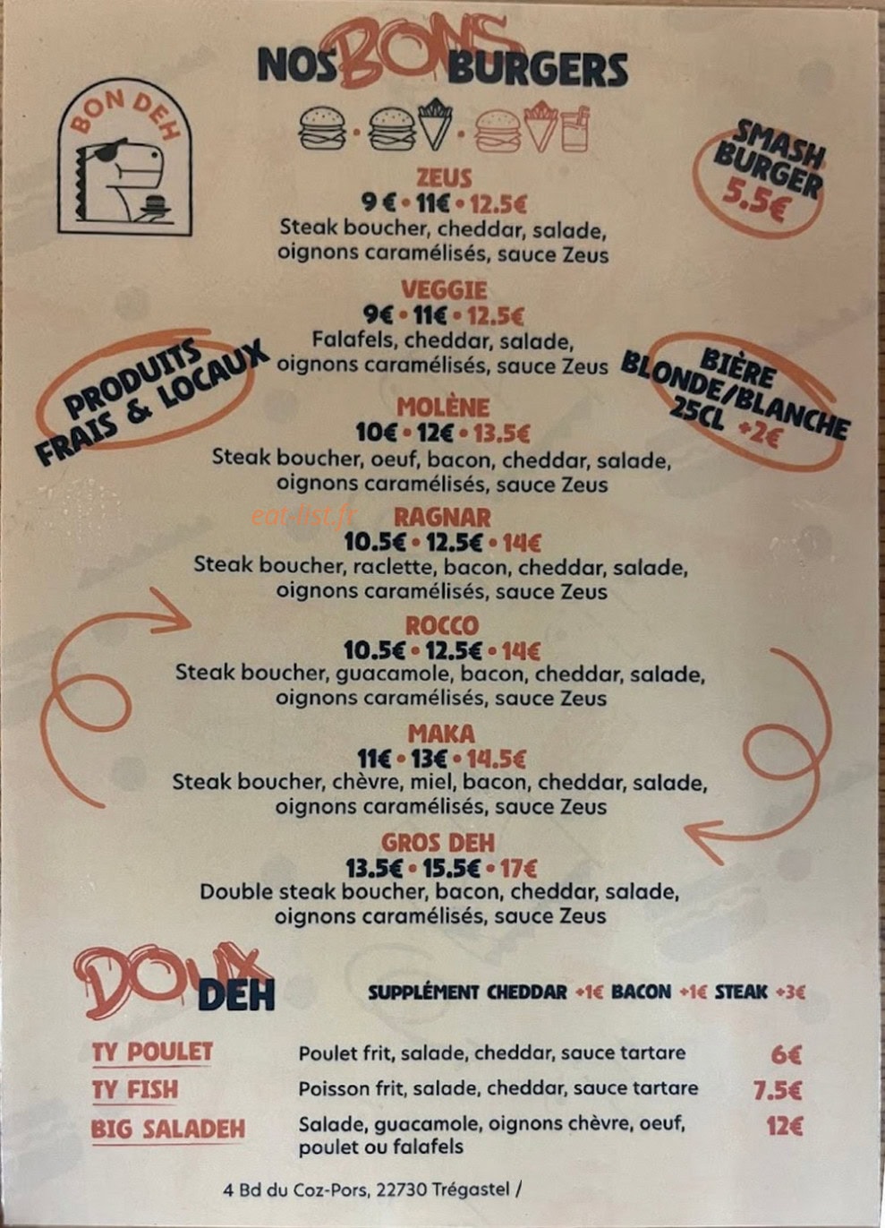 Bon deh — carte page 1