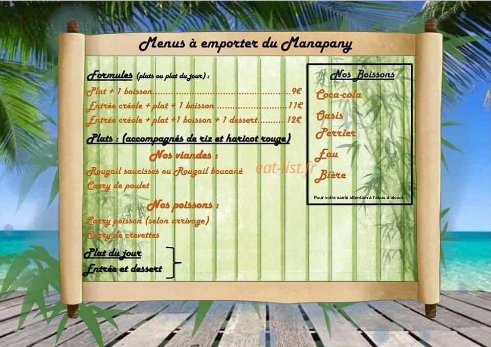 Le Manapany — carte page 1