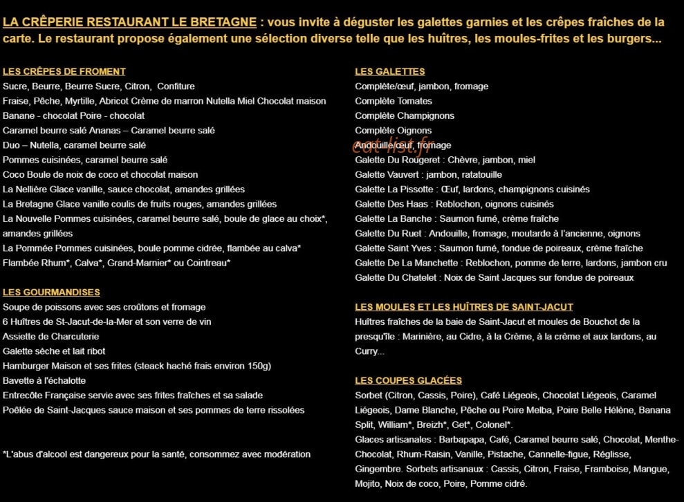 Le Bretagne — carte page 1