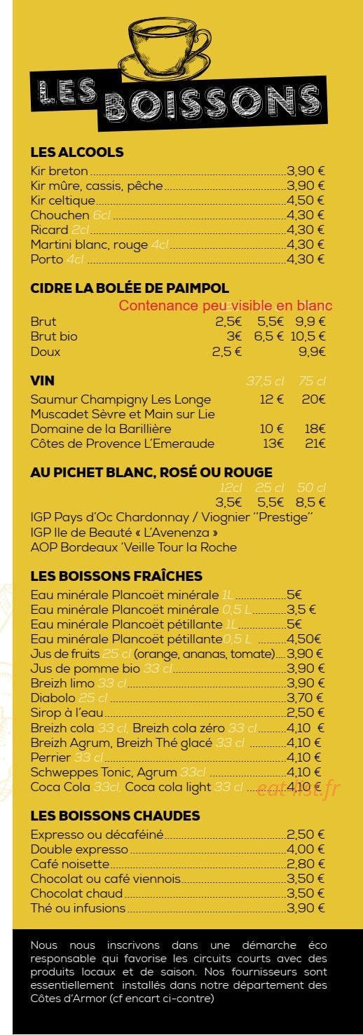 Sea, crêpesn'sun — carte page 3