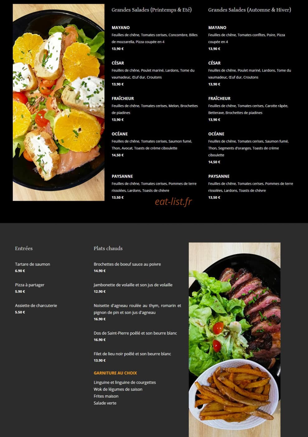 Le Mayano — carte page 1