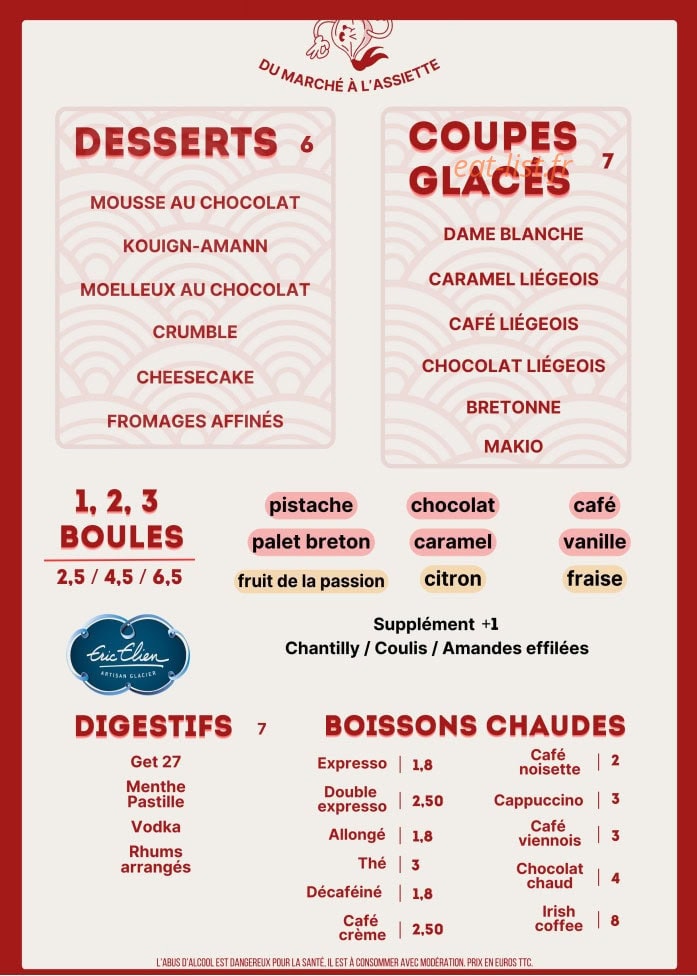 Makio Bar — carte page 4