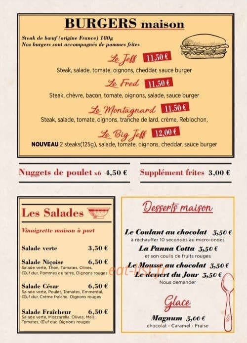 Chez Jeff — carte page 3