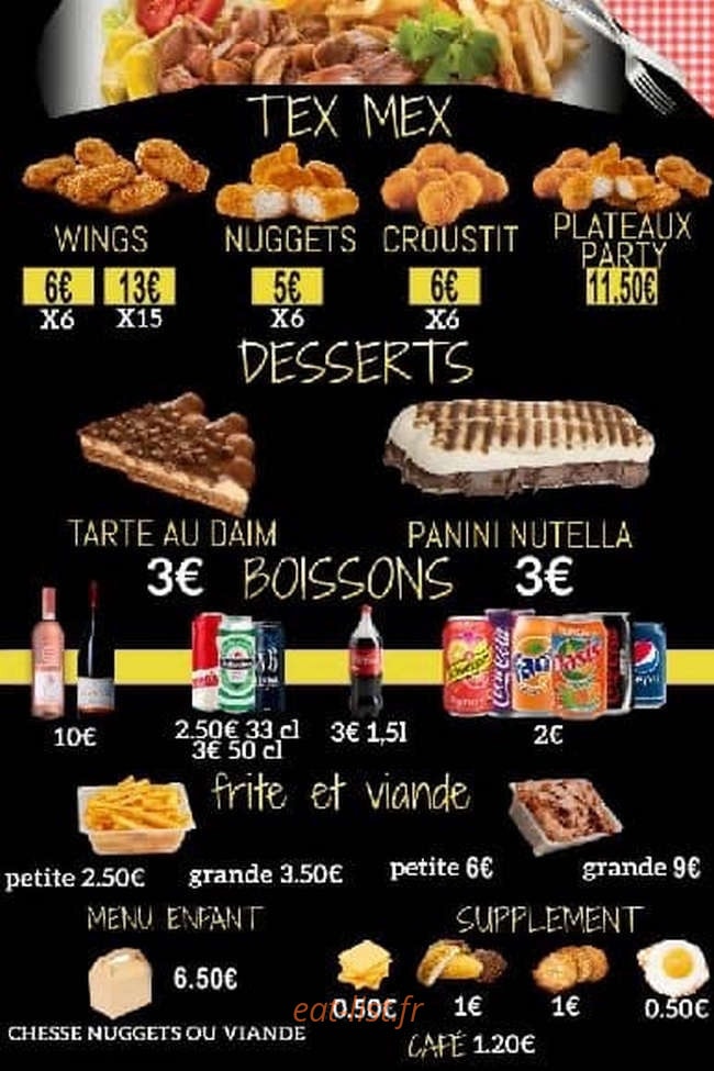 Mega Kebab — carte page 3