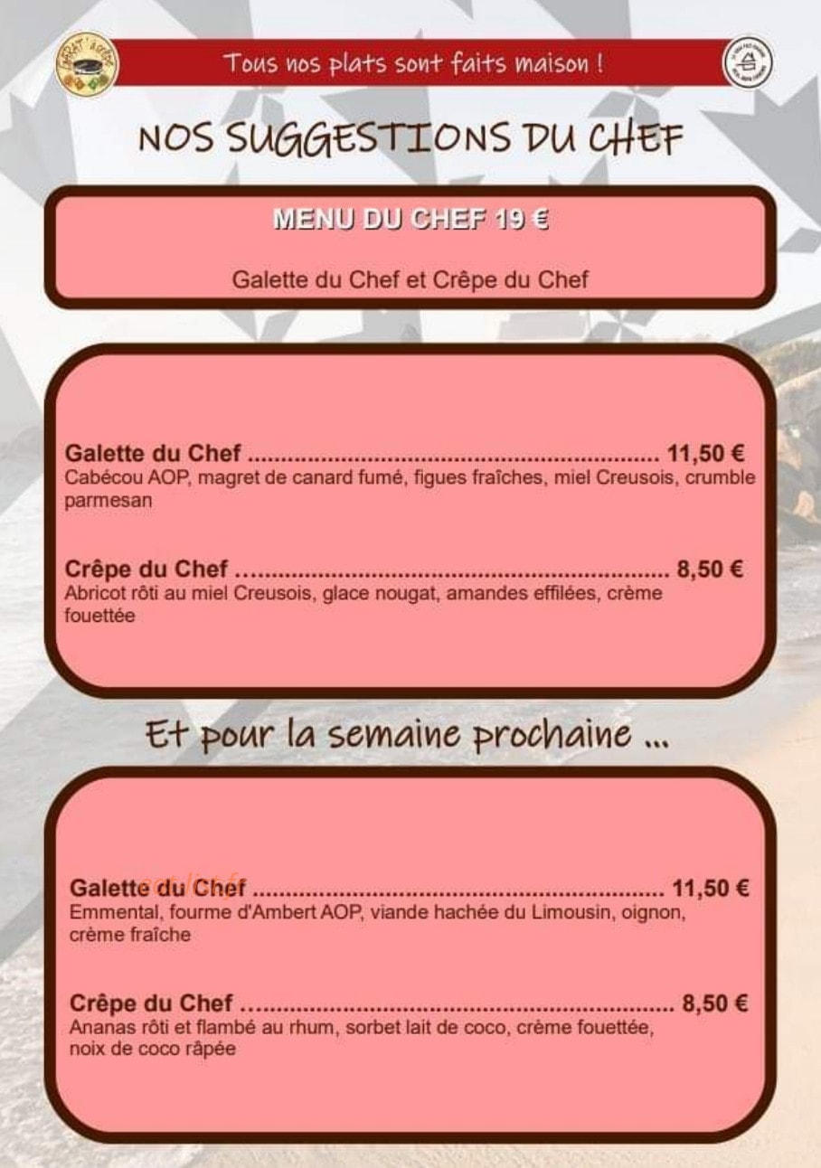 Garat À Crêpe — carte page 4