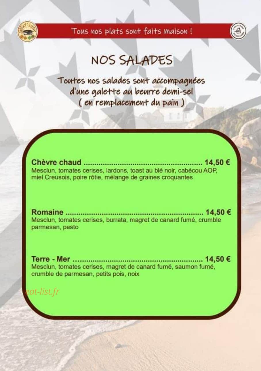 Garat À Crêpe — carte page 5