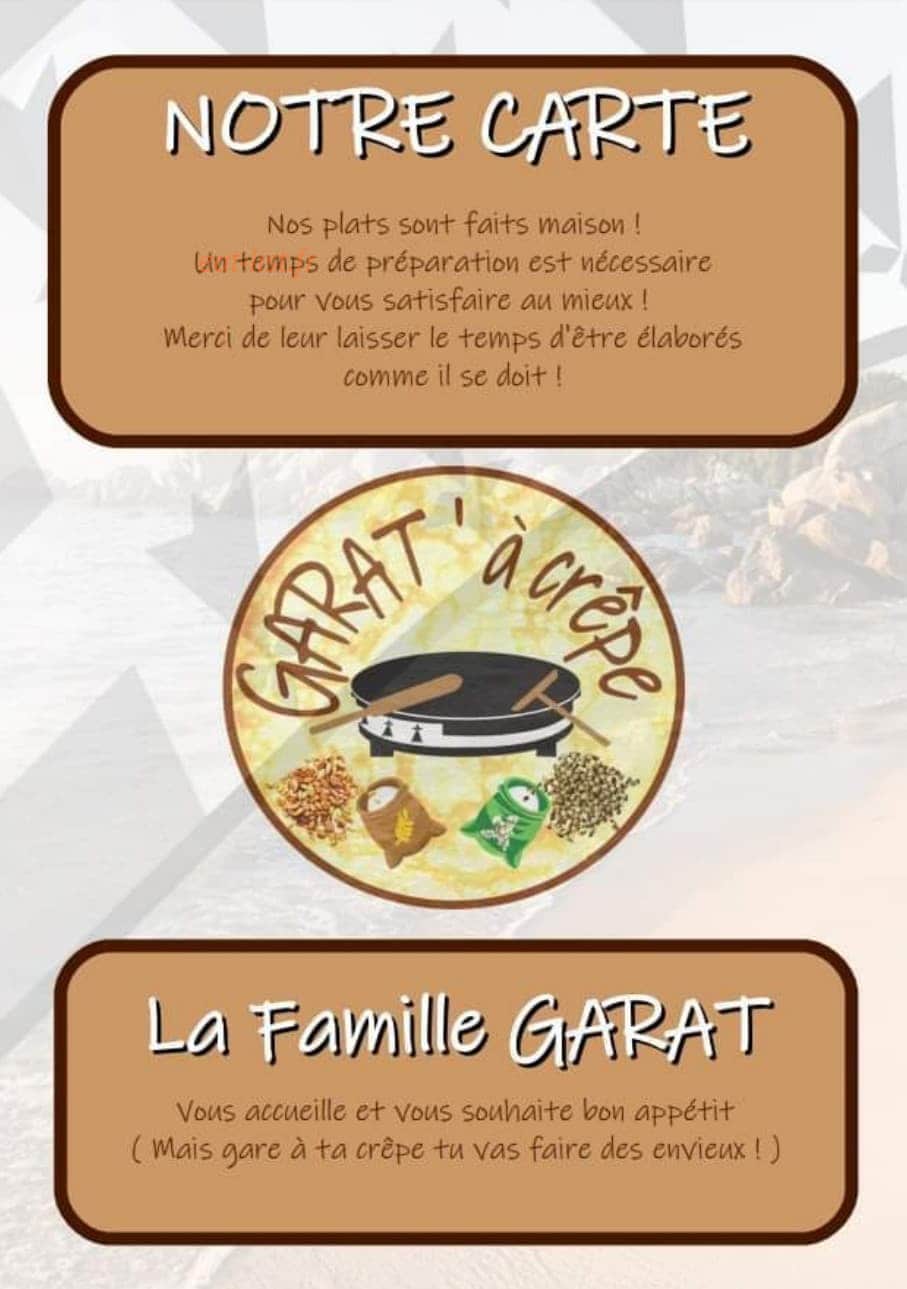 Garat À Crêpe — carte page 1
