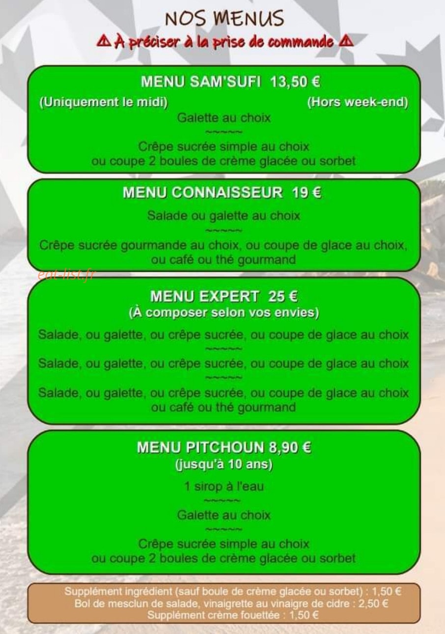 Garat À Crêpe — carte page 2