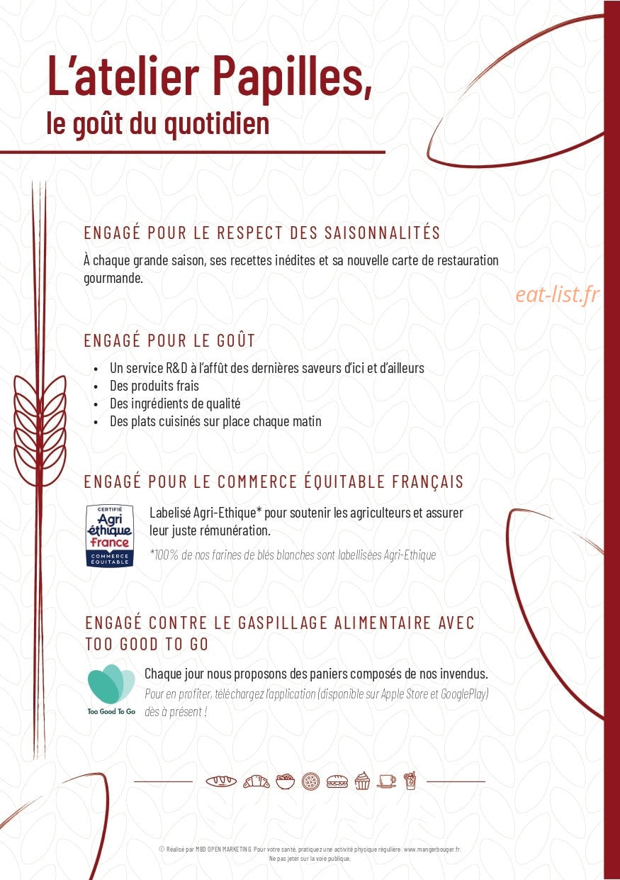 L'Atelier Papilles — carte page 8