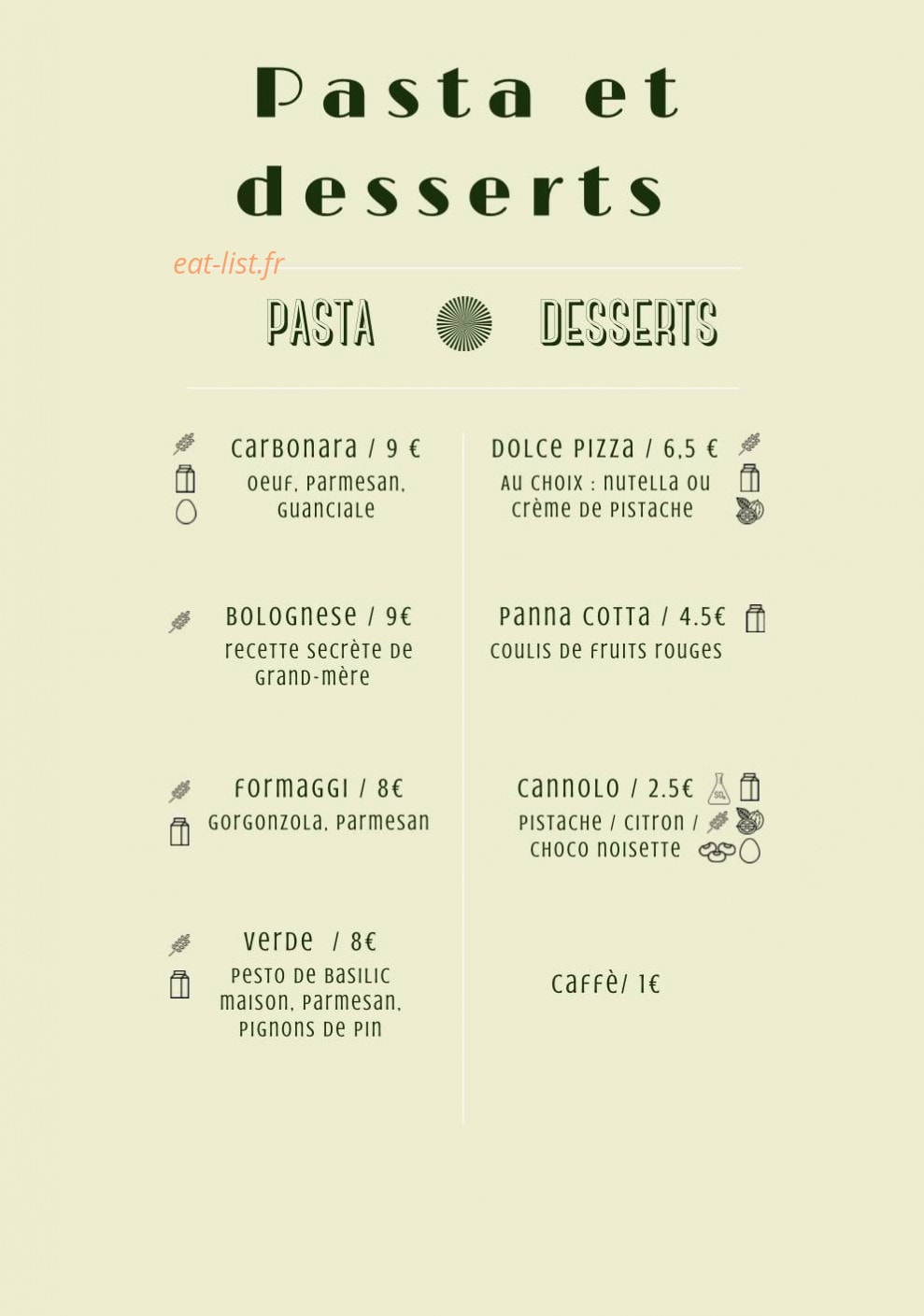 Mamma pizza e pasta — carte page 3