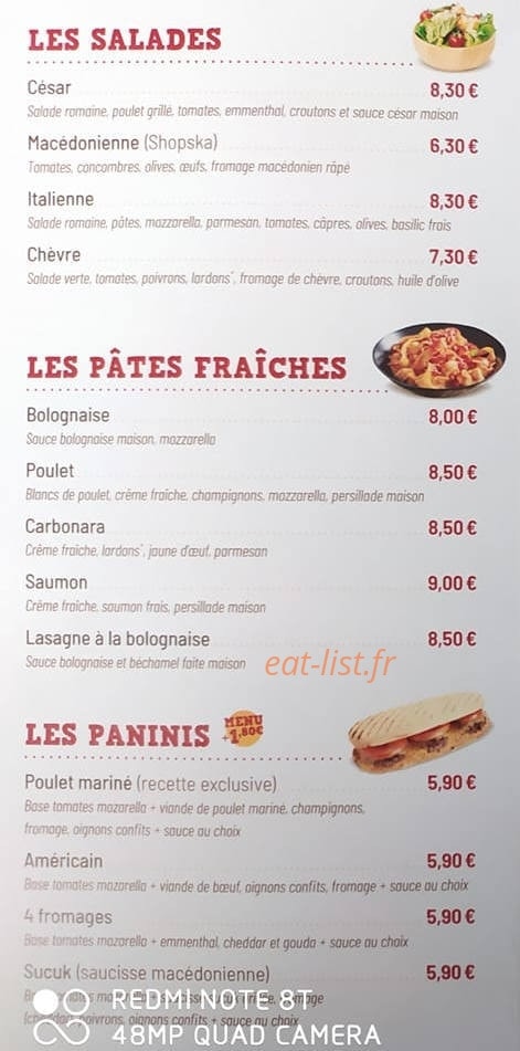 O'miamm — carte page 2