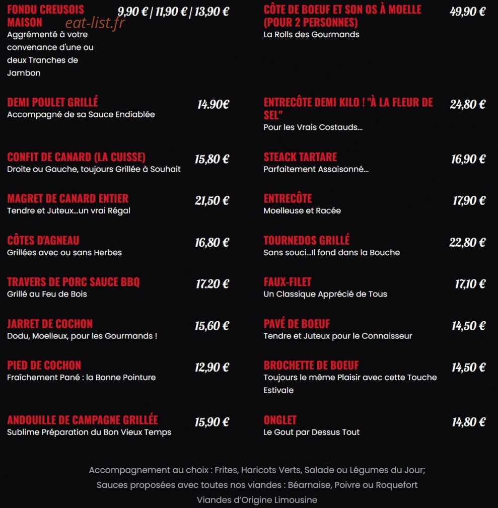 Domespace Grill — carte page 2