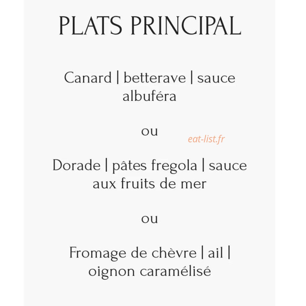 Auberge Chambonchard — carte page 2