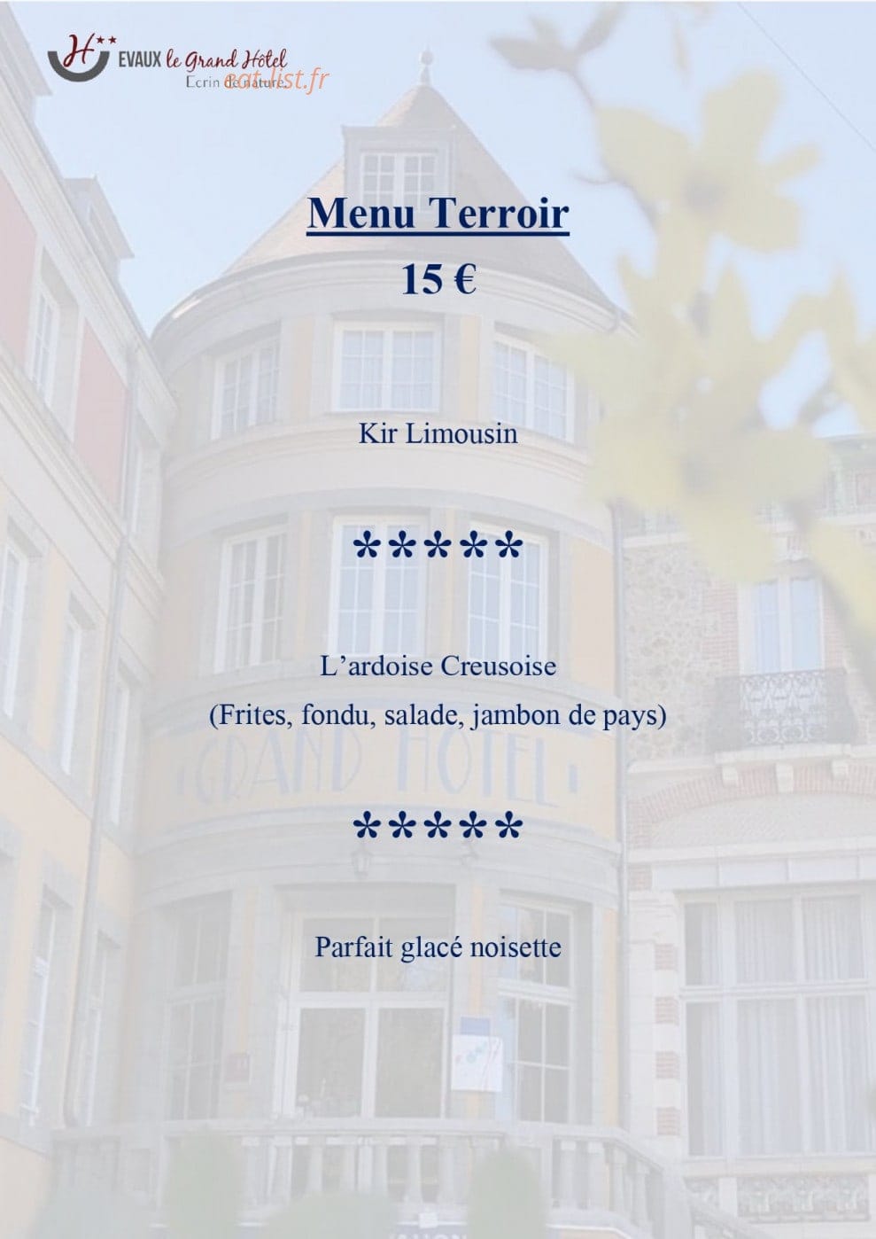Grand Hôtel — carte page 2