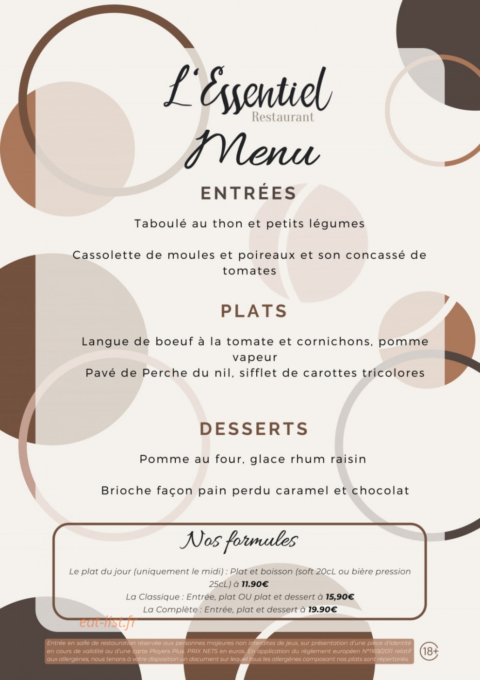 L'Essentiel — carte page 1
