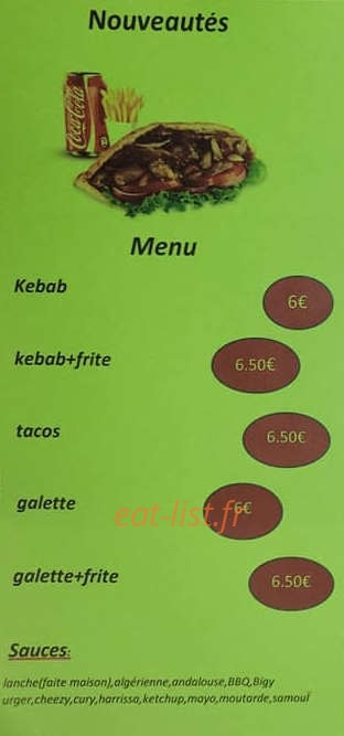 La Flambée — carte page 5