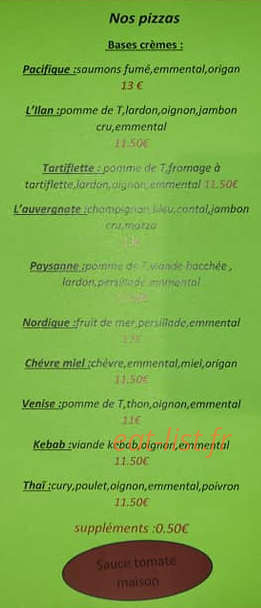 La Flambée — carte page 3