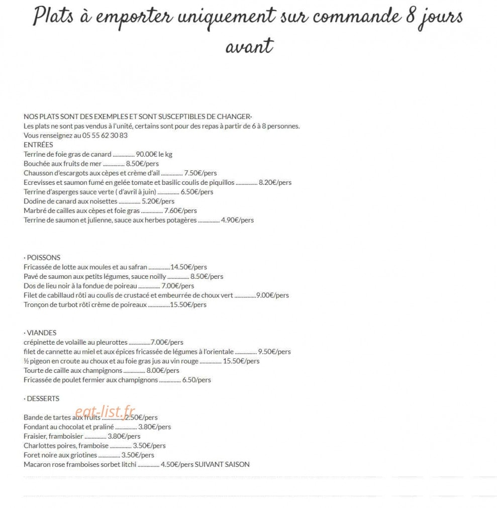 Le Coq d'Or — carte page 5