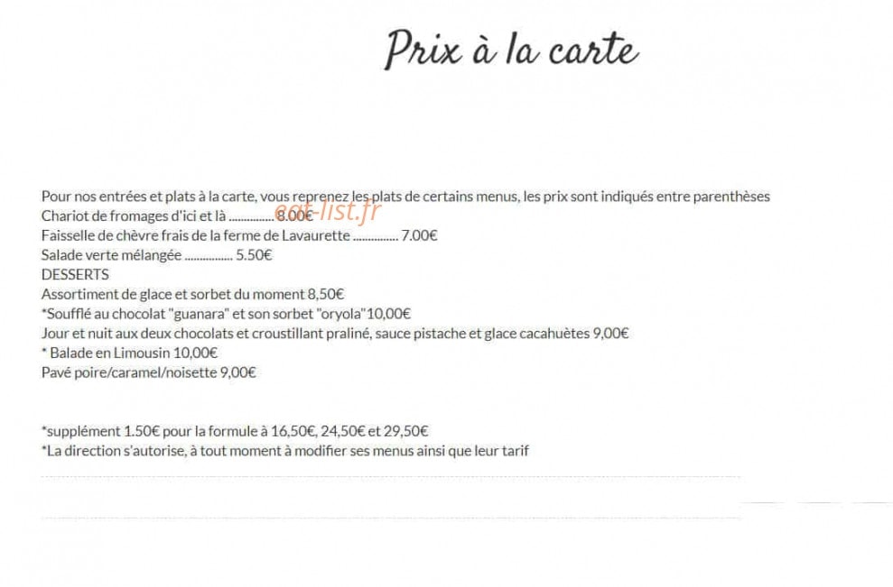 Le Coq d'Or — carte page 6