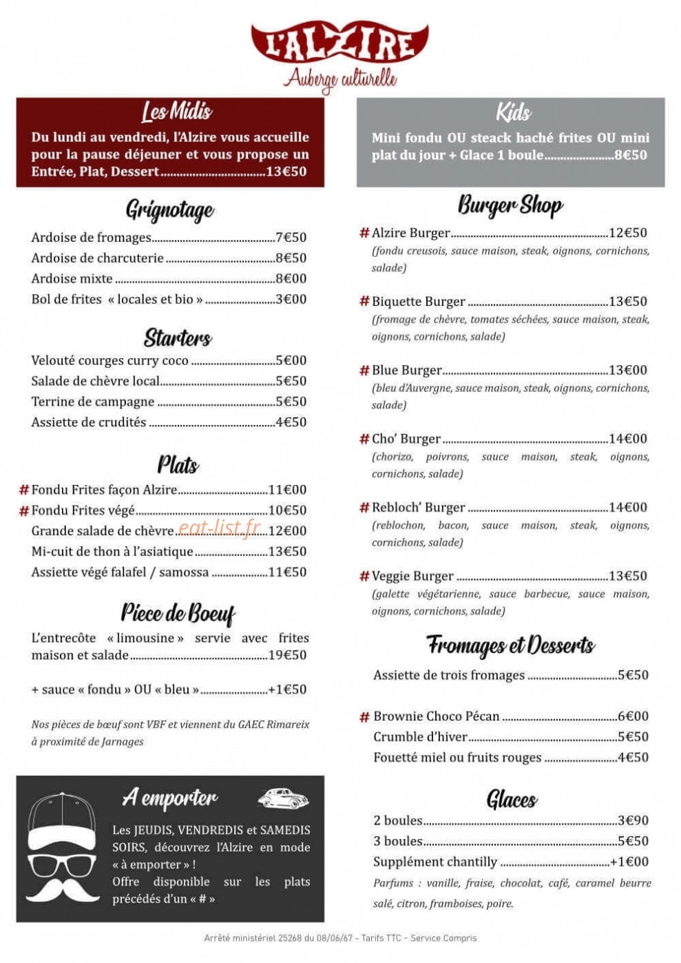 L'Alzire — carte page 1