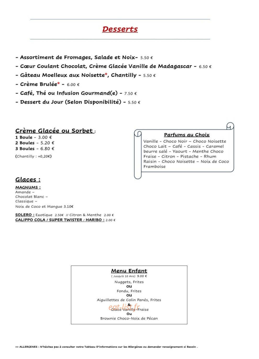 Le 23 Vingt Trois — carte page 2
