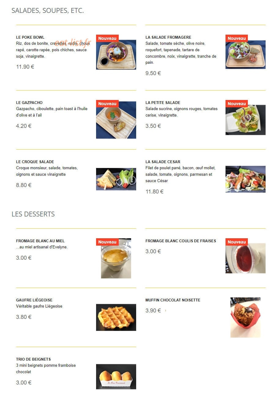 Café Du Commerce — carte page 2
