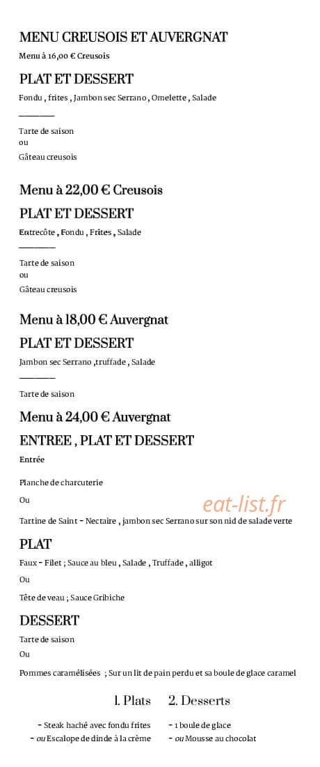 Relais des forets — carte page 6