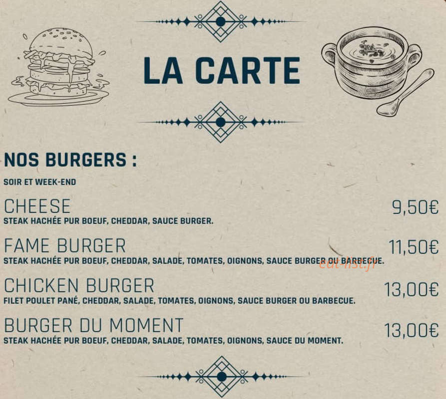 L' Ô à la Bouche — carte page 3