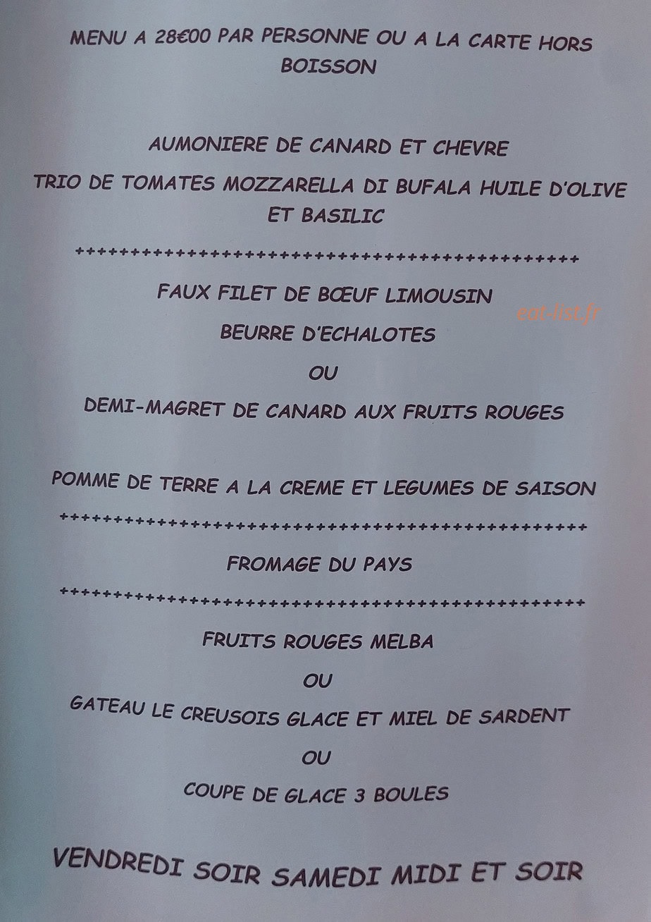 Les Petites Canailles — carte page 1