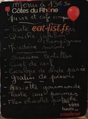 Le Cazinoth — carte page 1