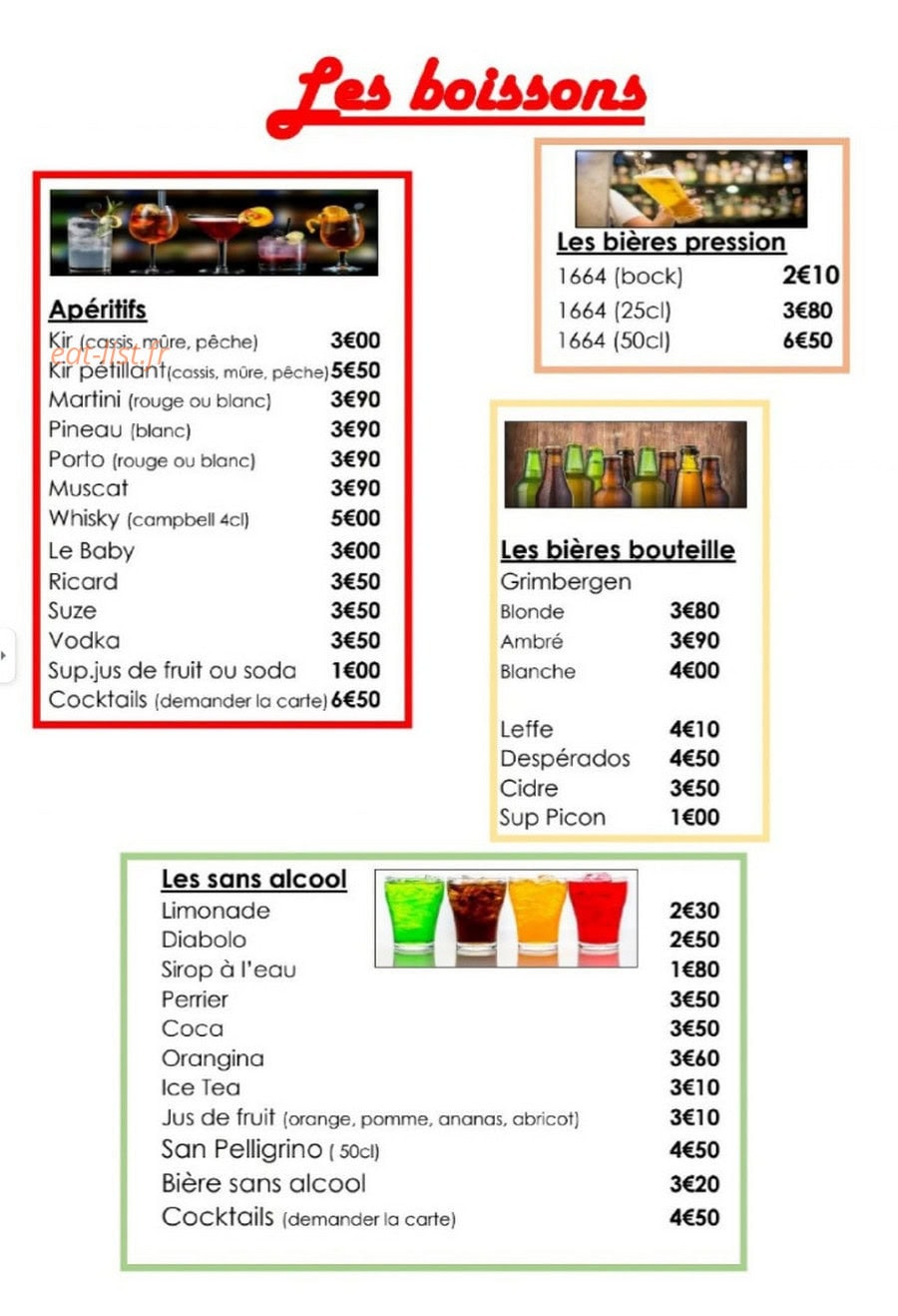 Chez Nathalie — carte page 7