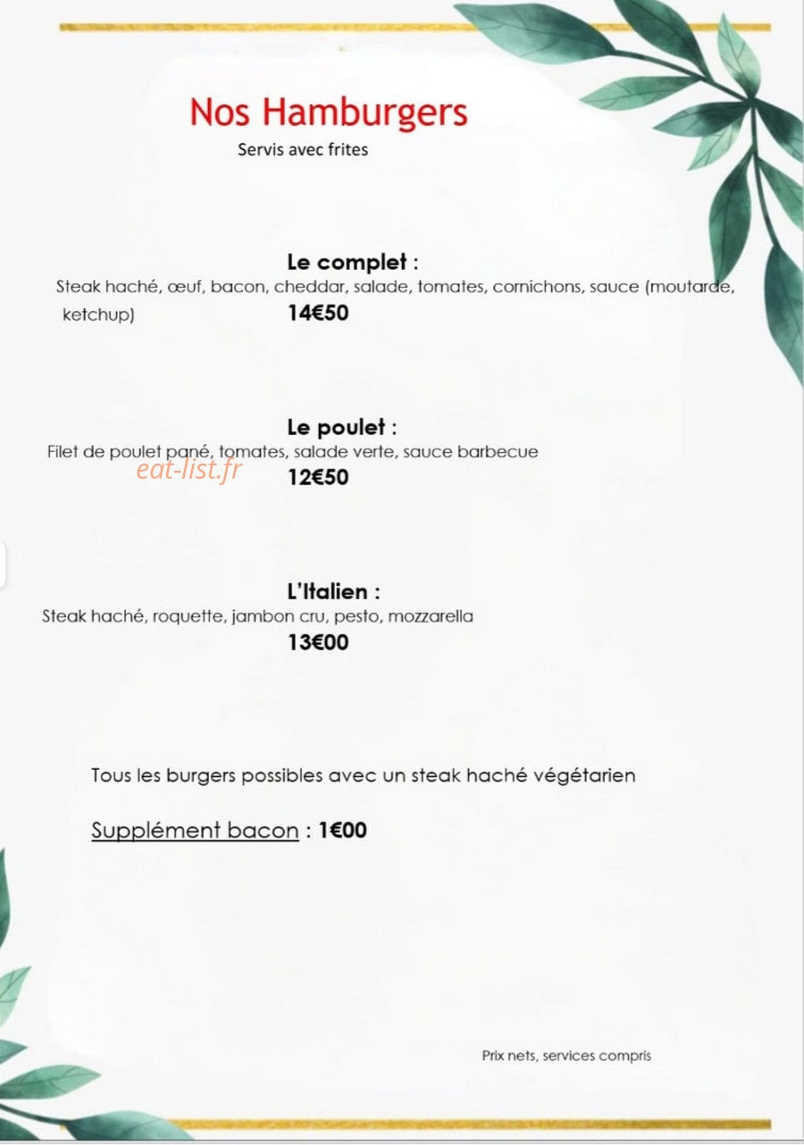 Chez Nathalie — carte page 3