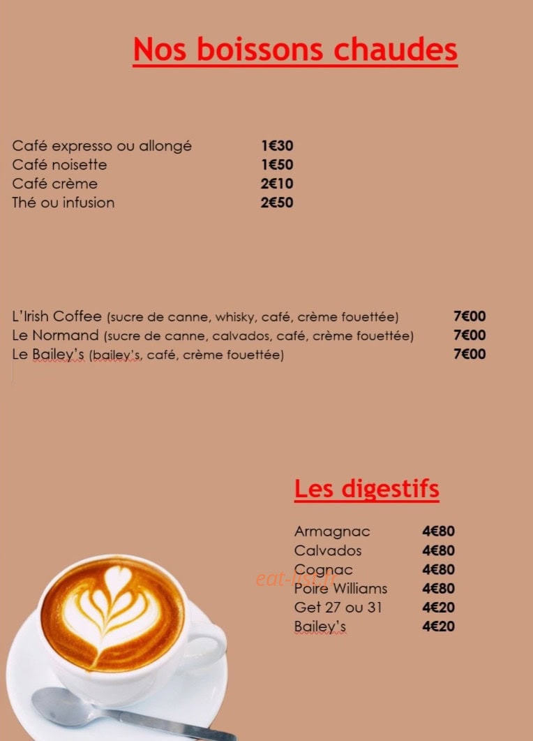 Chez Nathalie — carte page 6